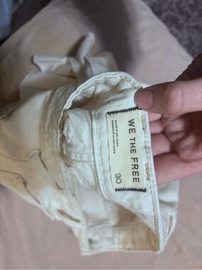 WETHEFREE Cream Jeans - Size 30